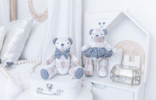 Load image into Gallery viewer, MEMORY BEAR "Biscuit" Memories in Threads Bear Heirloom Cloth Doll