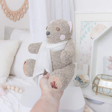 Load image into Gallery viewer, MEMORY BEAR "Biscuit" Memories in Threads Bear Heirloom Cloth Doll