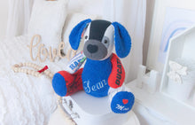 Load image into Gallery viewer, MEMORY DOLL "Pip" the Pup Memories in Threads Heirloom Cloth Doll