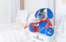 Load image into Gallery viewer, MEMORY DOLL "Pip" the Pup Memories in Threads Heirloom Cloth Doll