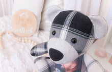Load image into Gallery viewer, MEMORY BEAR "Benson" Memories in Threads Bear Heirloom Cloth Doll