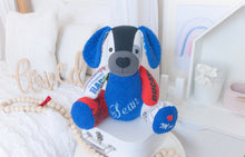 Load image into Gallery viewer, MEMORY DOLL "Pip" the Pup Memories in Threads Heirloom Cloth Doll