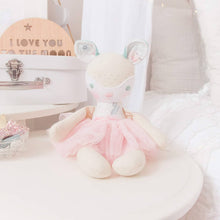 Load image into Gallery viewer, "Novelty" Mini Mee Ballerina Deer Modern Heirloom Cloth Doll - Flutter