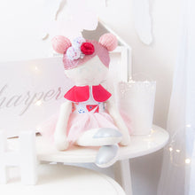 Load image into Gallery viewer, MEMORY DOLL "Luxe" Ballarina Heirloom Memories in Threads Cloth Doll