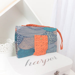 RubyBabyDesigns Keepsake Collective Classic Nappy Wallet, made in 100% cotton, handmade in Melbourne.
