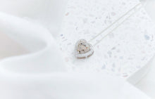 Load image into Gallery viewer, MEMORY JEWELLERY "Hearts in our Hands" Halo Sliding Memories in Threads Pendant