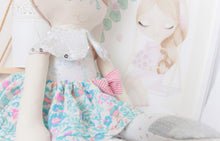 Load image into Gallery viewer, MEMORY DOLL "Luxe" Ballarina Heirloom Memories in Threads Cloth Doll