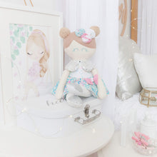Load image into Gallery viewer, MEMORY DOLL "Luxe" Ballarina Heirloom Memories in Threads Cloth Doll