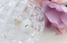 Load image into Gallery viewer, RubyBabyDesigns Keepsake Collective Birthstone European Bead Charm. Created with different flecks and shimmers and inclusions within clear resin to give each birth month reflections in colour. Featuring sterling silver cores. Handmade in Melbourne.