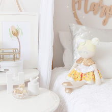 Load image into Gallery viewer, MEMORY DOLL "Luxe" Ballarina Heirloom Memories in Threads Cloth Doll