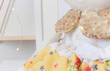 Load image into Gallery viewer, MEMORY DOLL "Luxe" Ballarina Heirloom Memories in Threads Cloth Doll