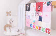 Load image into Gallery viewer, MEMORY QUILT Classic Sammy "SQUARE" Heirloom Keepsake Quilt