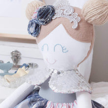 Load image into Gallery viewer, MEMORY DOLL "Luxe" Ballarina Heirloom Memories in Threads Cloth Doll