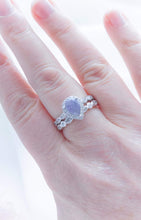 Load image into Gallery viewer, MEMORY JEWELLERY "Peaches" Pear SET Halo Memories in Threads Ring