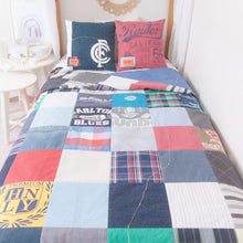 Load image into Gallery viewer, MEMORY QUILT Classic Sammy "SQUARE" Heirloom Keepsake Quilt