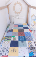Load image into Gallery viewer, MEMORY QUILT Classic Sammy "SQUARE" Heirloom Keepsake Quilt