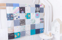 Load image into Gallery viewer, MEMORY QUILT Classic Sampson "SMALL SQUARE" Heirloom Keepsake Quilt