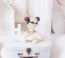 Load image into Gallery viewer, MEMORY DOLL "Luxe" Ballarina Heirloom Memories in Threads Cloth Doll