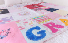 Load image into Gallery viewer, MEMORY QUILT Classic Sammy "SQUARE" Heirloom Keepsake Quilt