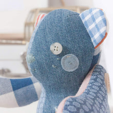 Load image into Gallery viewer, MEMORY BEAR "Biscuit" Memories in Threads Bear Heirloom Cloth Doll