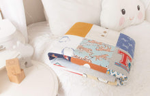 Load image into Gallery viewer, MEMORY QUILT Classic Sampson "SMALL SQUARE" Heirloom Keepsake Quilt