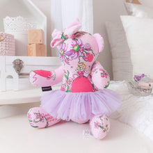 Load image into Gallery viewer, MEMORY BEAR "Biscuit" Memories in Threads Bear Heirloom Cloth Doll