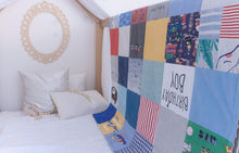 Load image into Gallery viewer, MEMORY QUILT Classic Sammy "SQUARE" Heirloom Keepsake Quilt