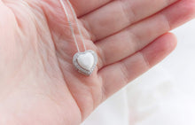 Load image into Gallery viewer, MEMORY JEWELLERY "Hearts in our Hands" Halo Sliding Memories in Threads Pendant