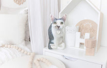 Load image into Gallery viewer, MEMORY PORTRAIT PILLOW "Preston" Pet Photo Memories in Threads Pillow