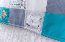 Load image into Gallery viewer, MEMORY QUILT Classic Sampson "SMALL SQUARE" Heirloom Keepsake Quilt