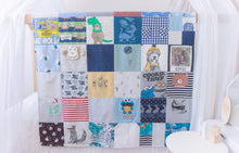 Load image into Gallery viewer, MEMORY QUILT Classic Sammy "SQUARE" Heirloom Keepsake Quilt