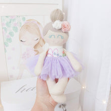 Load image into Gallery viewer, MEMORY DOLL "Luxe" Ballarina Heirloom Memories in Threads Cloth Doll