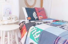 Load image into Gallery viewer, MEMORY QUILT Classic Sammy "SQUARE" Heirloom Keepsake Quilt