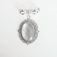 Load image into Gallery viewer, CUSTOM LISTING Alex and Sarah - &quot;Brindle&quot; Bride Oval Photo Charm Dangle ACCESSORY CUSTOM ORDER ONLY, CUSTOM MAKE TIMES APPLY.