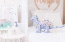 Load image into Gallery viewer, CUSTOM LISTING - &quot;Classic&quot; Daisy the Dinosaur - white and gold - CUSTOM LISTING FOR ELOISE - CUSTOM LEAD TIMES APPLY