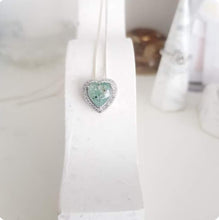 Load image into Gallery viewer, CUSTOM LISTING Kylie - &quot;Heart in my hands&quot; Heart Sliding Pendant and Chain CUSTOM ORDER ONLY, CUSTOM MAKE TIMES APPLY.