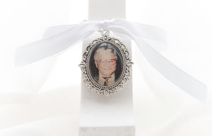 CUSTOM LISTING Alex - "Brindle" Bride Oval Photo Charm Dangle ACCESSORY CUSTOM ORDER ONLY, CUSTOM MAKE TIMES APPLY.