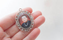 Load image into Gallery viewer, CUSTOM LISTING Alex - &quot;Brindle&quot; Bride Oval Photo Charm Dangle ACCESSORY CUSTOM ORDER ONLY, CUSTOM MAKE TIMES APPLY.