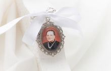 Load image into Gallery viewer, CUSTOM LISTING Alex - &quot;Brindle&quot; Bride Oval Photo Charm Dangle ACCESSORY CUSTOM ORDER ONLY, CUSTOM MAKE TIMES APPLY.