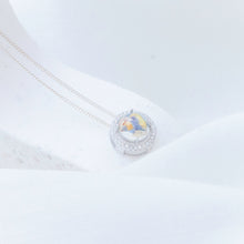 Load image into Gallery viewer, MEMORY JEWELLERY &quot;Harper&quot; Round Halo Sliding Memories in Threads Pendant