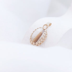 MEMORY JEWELLERY "Ophelia" Oval Royal Crown Pendant