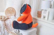 Load image into Gallery viewer, CUSTOM LISTING 50% BALANCE LISTING Aleshea  - Classic "Pip" the Pup / "Usha" the Unicorn / "Dusty" the Dragon Memory Cloth Heirloom Doll DECOR CUSTOM ORDER ONLY, CUSTOM MAKE TIMES APPLY.