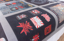 Load image into Gallery viewer, CUSTOM LISTING FOR MAEVE - MEMORY QUILT BALANCE LISTING - CUSTOM ORDER ONLY for Memories in Threads - "Winter" Window Pane Panel Keepsake Quilt)