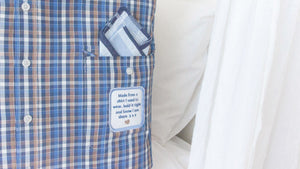 MEMORY PILLOW "Cassidy" Collared Memories in Threads Pillow