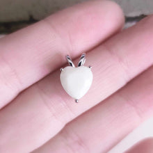 Load image into Gallery viewer, CUSTOM LISTING Lorna - "Close to my Heart" Heart Prong Pendant CUSTOM ORDER ONLY, CUSTOM MAKE TIMES APPLY.)