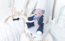 Load image into Gallery viewer, MEMORY BEAR &quot;Biscuit&quot; Memories in Threads Bear Heirloom Cloth Doll