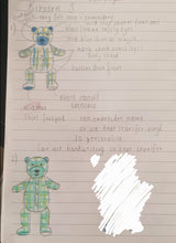 Load image into Gallery viewer, CUSTOM DEPOSIT LISTING Kirsten - Classic &quot;Benson&quot; Teddy Bear Memory Cloth Heirloom Doll DECOR CUSTOM ORDER ONLY, CUSTOM MAKE TIMES APPLY.