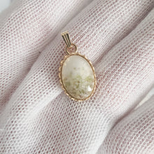 Load image into Gallery viewer, CUSTOM LISTING Belinda Memories in Threads - Ashes "Ophelia" Oval Royal Crown Cabochon Pendant CUSTOM ORDER ONLY, CUSTOM MAKE TIMES APPLY.