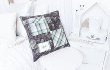 Load image into Gallery viewer, CUSTOM LISTING FOR LEONI BALANCE 50% - CUSTOM ORDER ONLY for Memories in Threads - &quot;Quincy&quot; Quilted Memory Pillow Custom Design)