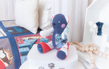 Load image into Gallery viewer, MEMORY BEAR &quot;Biscuit&quot; Memories in Threads Bear Heirloom Cloth Doll